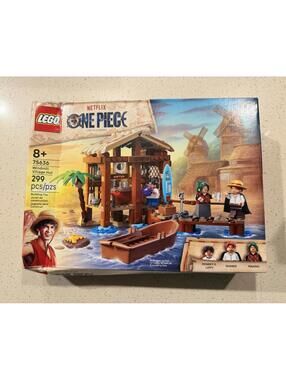 LEGO ONE PIECE Windmill Village Hut Kids Toy 75636 299 Pieces Damaged Box -New